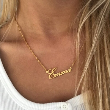 personalized name pendant